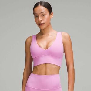 Lululemon Align V neck Bra C/D cup - dahlia mauve